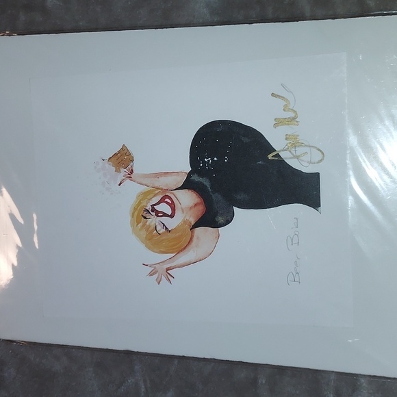 Jill Neal limited print signed beer babe - Picture 1 of 3